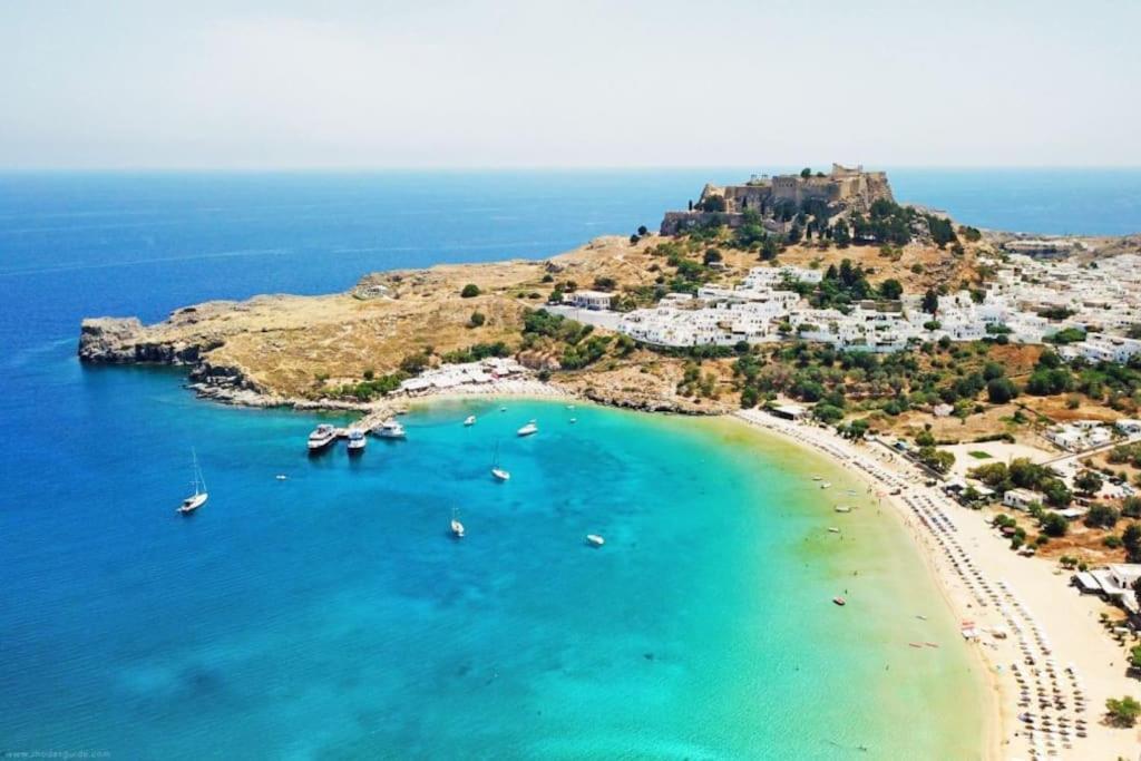 Aleyna House Lindos Area Líndos Exterior foto